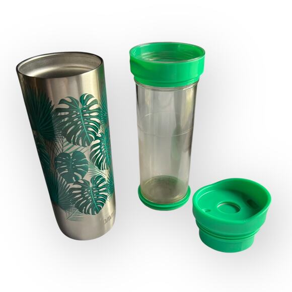 DAVIDsTEA Tea Press Double-Walled Stainless Steel Travel Mug for Loose Tea - Picture 3 of 15